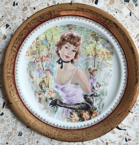 Assiette porcelaine luxe - assiette,