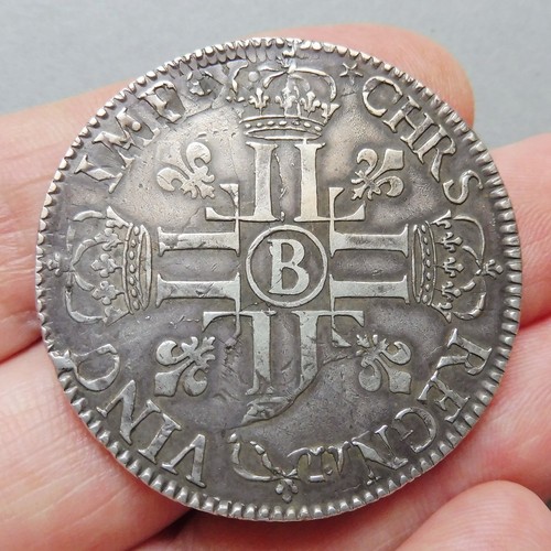 Louis xiv ecu aux 1er - ecu,