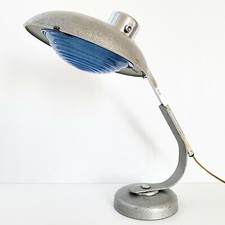 AUTHENTIQUE LAMPE INDUSTRIELLE D'ATELIER TELESCOPIQUE SOLR SOLERE 1950 VINTAGE