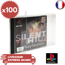 100 Boitiers Protection Crystal Box Jeux de Playstation 1 PSOne PS1 0,3 mm Neufs