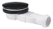 Bonde De Douche Noir Super Plat 24l/min