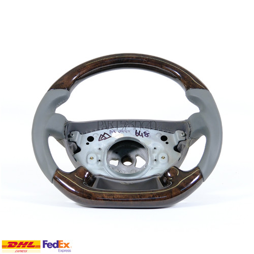 Volant bois pour mercedes - pour,