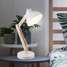 Écrire Nuit Lampe de Table Mobile Marché Du Travail Chambre Beistell Blanc Rétro