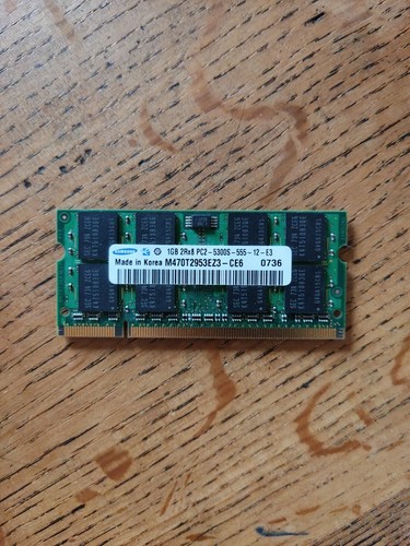 Barrette ram 1gb 2rx8 - 1gb, pc2