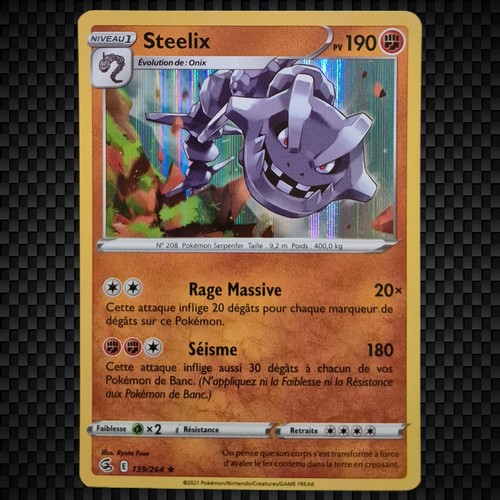 Cartes pokémon steelix holo - pokémon,