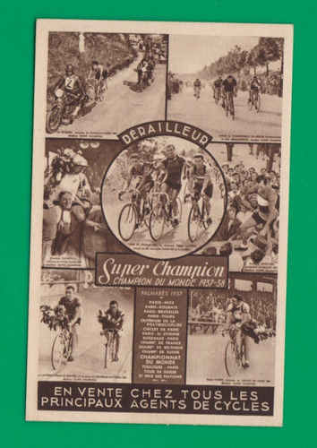 Cyclisme carte cycliste - carte,