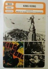 CARTE FICHE CINEMA 1933 KING