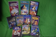 LOT 10 CASSETTES VIDEO VHS  WALT DISNEY / A NE PAS MANQUER / LIVRAISON GRATUITE