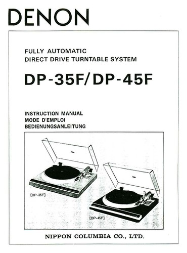 Mode emploi pour denon - mode,