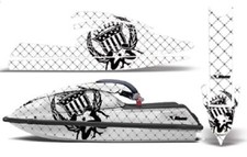 Autocollants Graphiques Jet Ski Pour Kawasaki 750 SX SXR 1992-1998 Reloaded K W