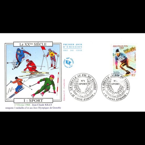 Fdc sport le skieur - skieur, jean