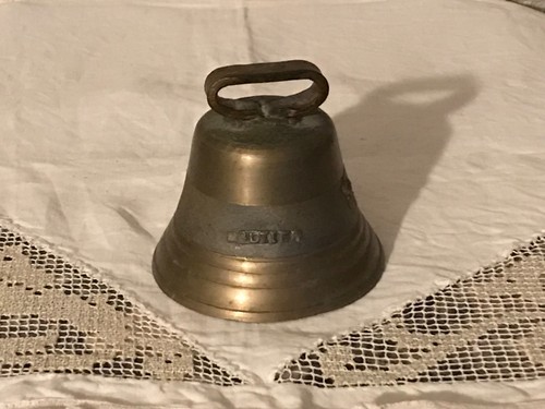 Cloche bronze décor - cloche, en