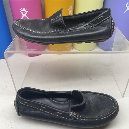 Jacadi leather loafer black