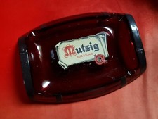 ANCIEN CENDRIER PUBLICITAIRE BRASSERIE MUTZIG FORME TONNEAU BIÈRE ALSACE