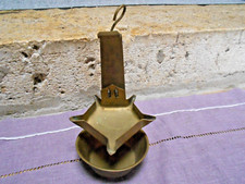 Lampe ancienne laiton - ancienne, ciselé