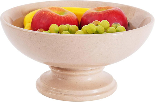 Marble fruit dish - marble, 10"