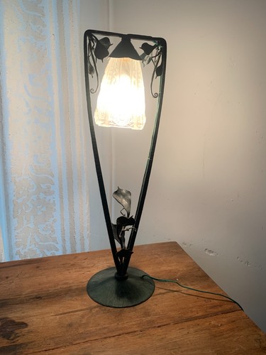Lampe fer forgé - lampe,