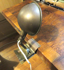 Lampe à pince Adjusto-Lite Jr Farber BRCCKLYN– vintage & patiné numeroté