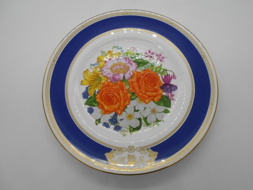 Assiette bouquet royal - 35,