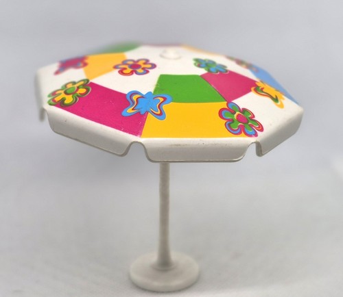 Parasol multicolore sur pied - multicolore,