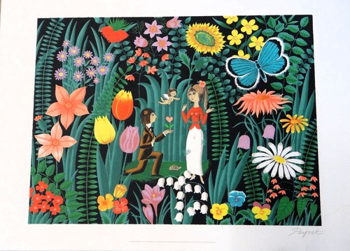 Raymond peynet litho originale - raymond,