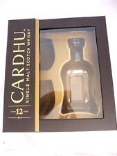 * Boîte carton - WHISKY CARDHU COFFRET POUR BOUTEILLE ET 2 VERRES