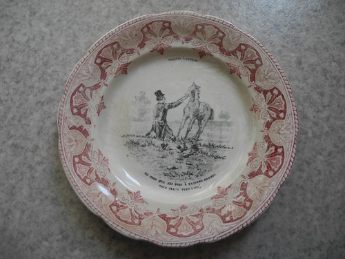 Assiette parlante creil - parlante,