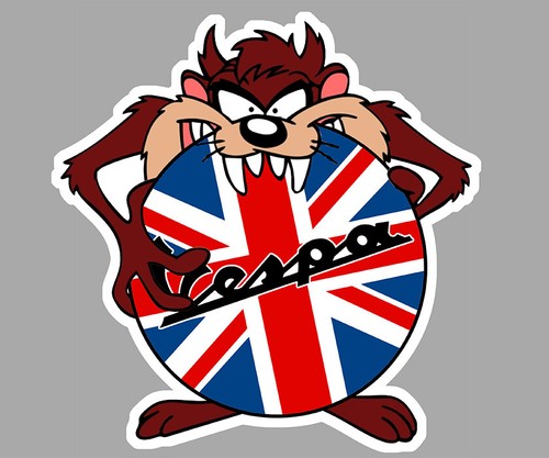 Vespa sticker vinyle - uk,