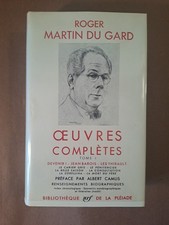 Collection pléiade ROGER MARTIN DU GARD Oeuvres completes 
