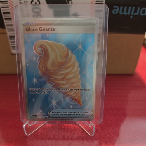 Carte pokémon glace géante - carte,