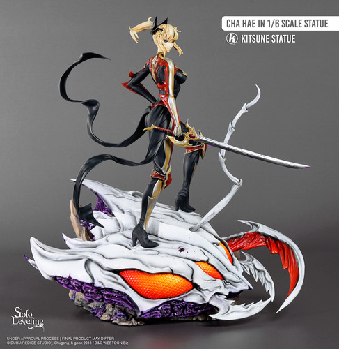 Solo leveling statue cha - statue,