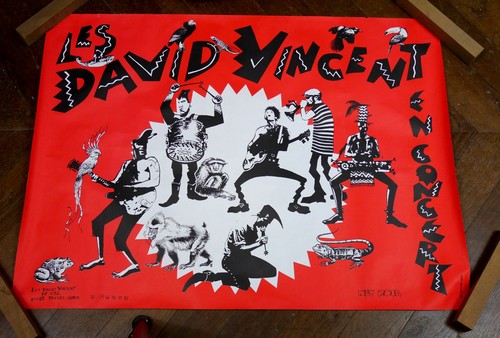 Ancienne affiche concert punk - ancienne,