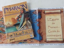 Livre Guide pour Jeu Pharaon Sierra 1999 sur PC + Carte