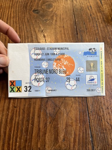 Billet ticket coupe du monde - billet,