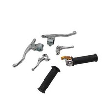 Kit poignée de gaz chrome