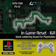 In Game Reset IGR PS1 - PlayStation PU-22 SCPH-750X - XStation XReset PSIO