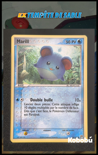 Carte pokémon marill - pokémon, 68/100