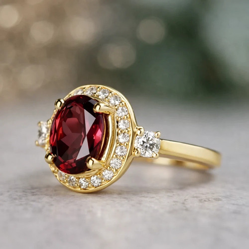 Oval cut natural ruby - oval,