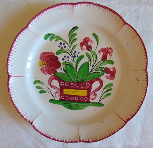 Assiette faience est - de,