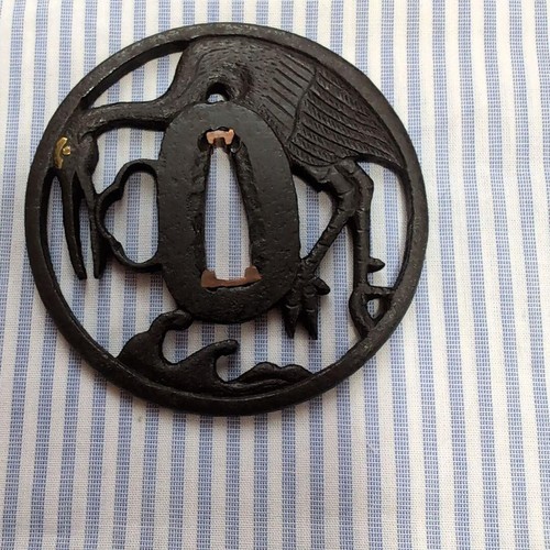 Ancien tsuba japonais - tsuba,