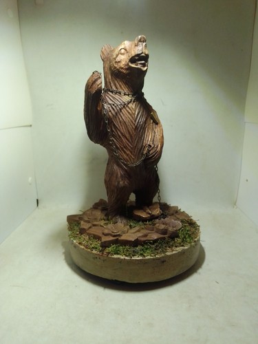 Ancien ours grizzly bois - en,