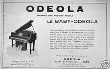 PUBLICITÉ ODEOLA PRÉSENTE