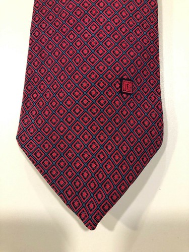 Cravate rouge à motifs - ***,