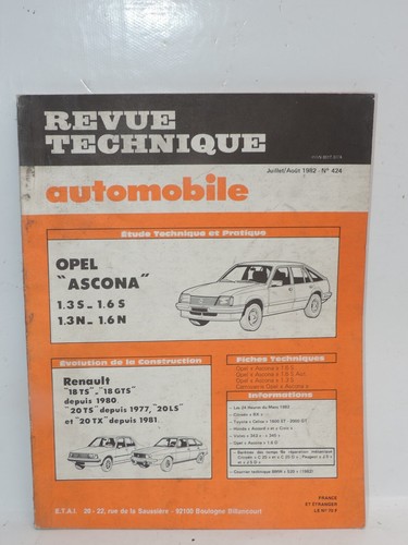 Opel ascona 6 - ascona, 1.3