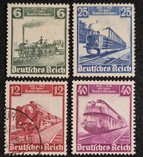 SÉRIE 4 TIMBRES ALLEMANDS