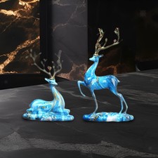 2x Figurines de cerf