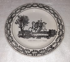N°3 ANCIENNE ASSIETTE MONTEREAU  MARQUE EN CREUX AVANT 1830 GENERAL DESAIX