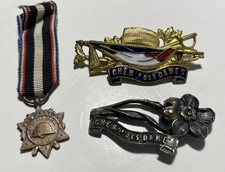 Ensemble intéressant sur la médaille de l’Aisne - Chemin des dames