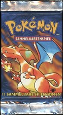 1999 Pokemon GERMAN 1st Edition Base Set Glurak-Charizard Booster Pack Sealed