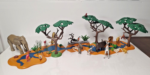 Huge playmobil africa - playmobil, africa/savanna